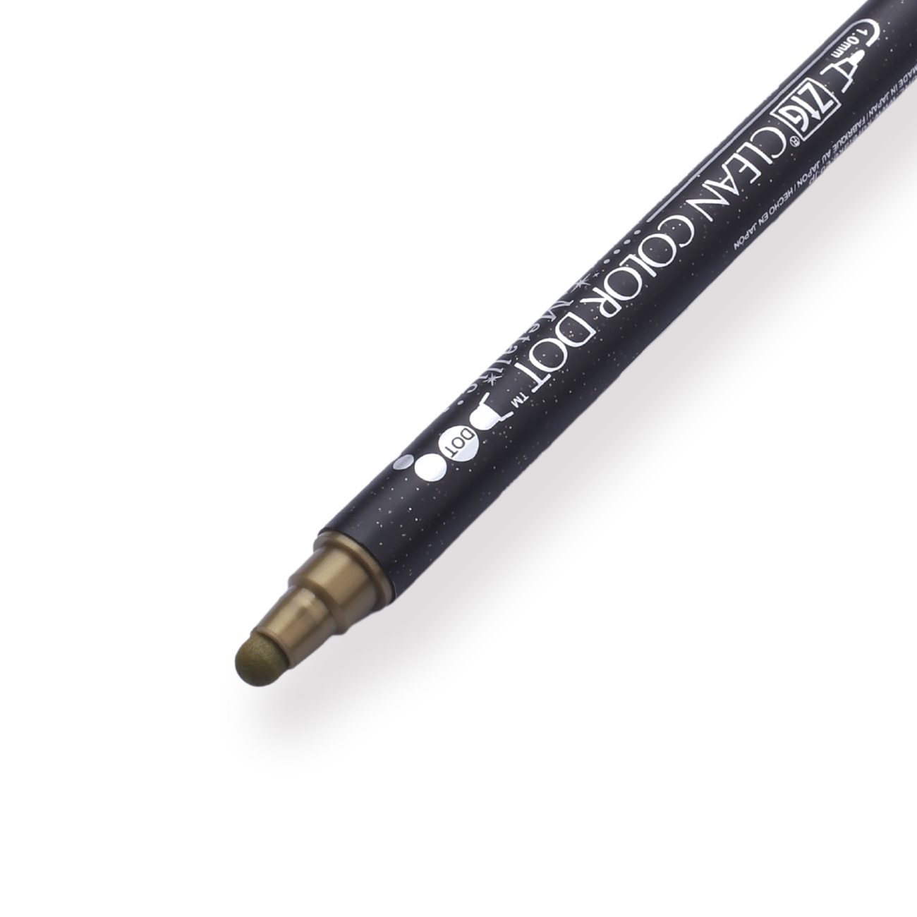 Kuretake Zig Clean Colour Dot Metallic Doppelseitiger Marker - Gold 101