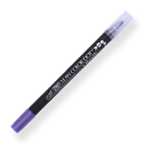 Kuretake Zig Clean Colour Dot Metallic Double-Sided Marker - Violet 124