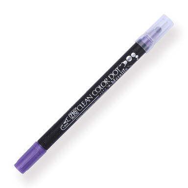 Kuretake Zig Clean Colour Dot Metallic Double-Sided Marker - Violet 124