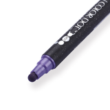 Kuretake Zig Clean Colour Dot Metallic Double-Sided Marker - Violet 124