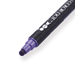 Kuretake Zig Clean Colour Dot Metallic Double-Sided Marker - Violet 124