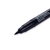 Kuretake Zig Fudebiyori Brush Pen - Black 010 - Stationery Pal