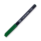 Kuretake Zig Fudebiyori Brush Pen - Deep Green 044 - Stationery Pal