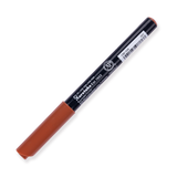 Kuretake Zig Fudebiyori Brush Pen - Deep Reddish Brown 602 - Stationery Pal