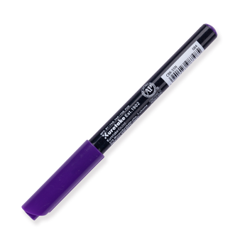 Kuretake Zig Fudebiyori Brush Pen - Deep Violet 084 - Stationery Pal