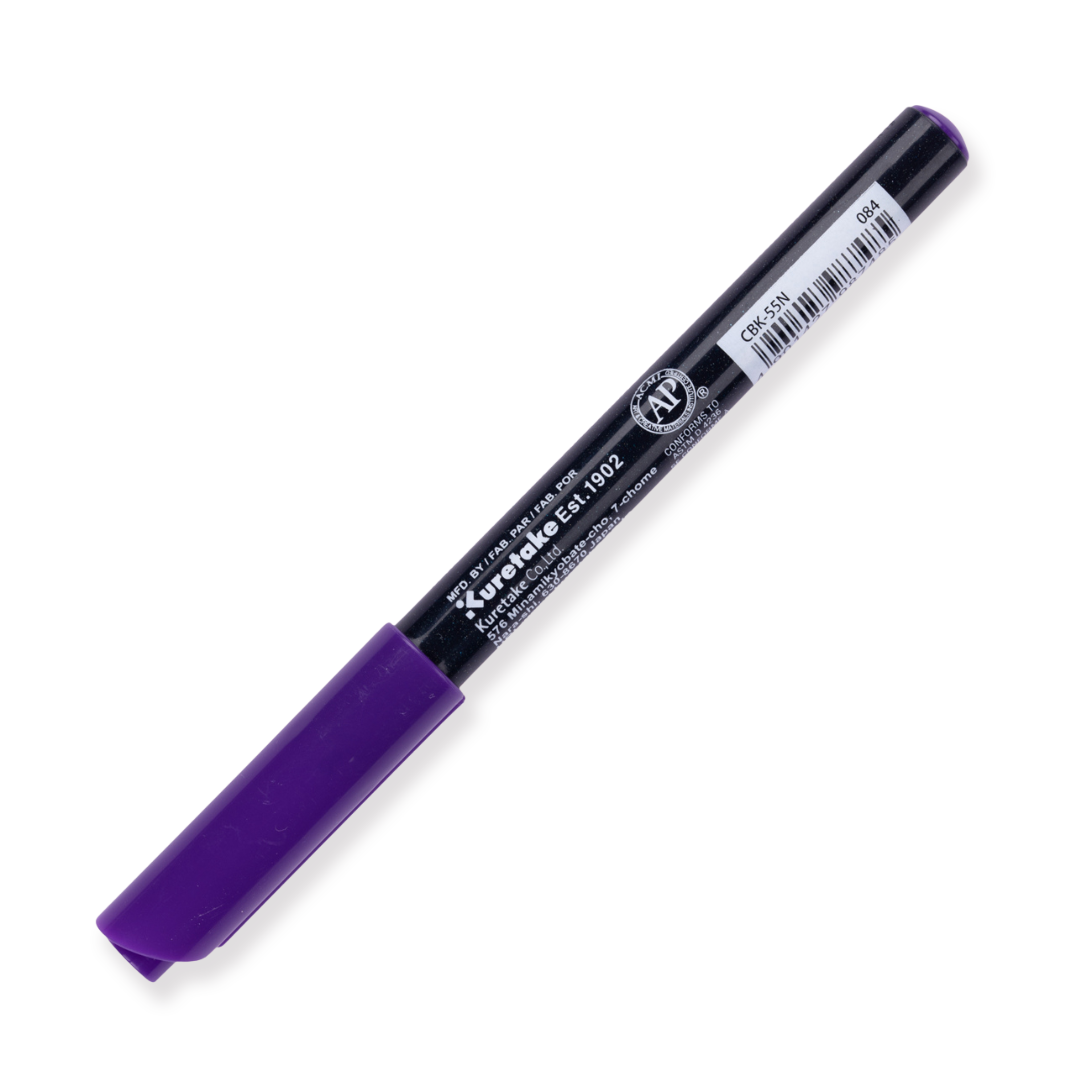 Kuretake Zig Fudebiyori Brush Pen - Violeta intenso 084