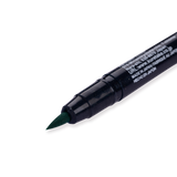 Kuretake Zig Fudebiyori Brush Pen - Emerald Green 048 - Stationery Pal