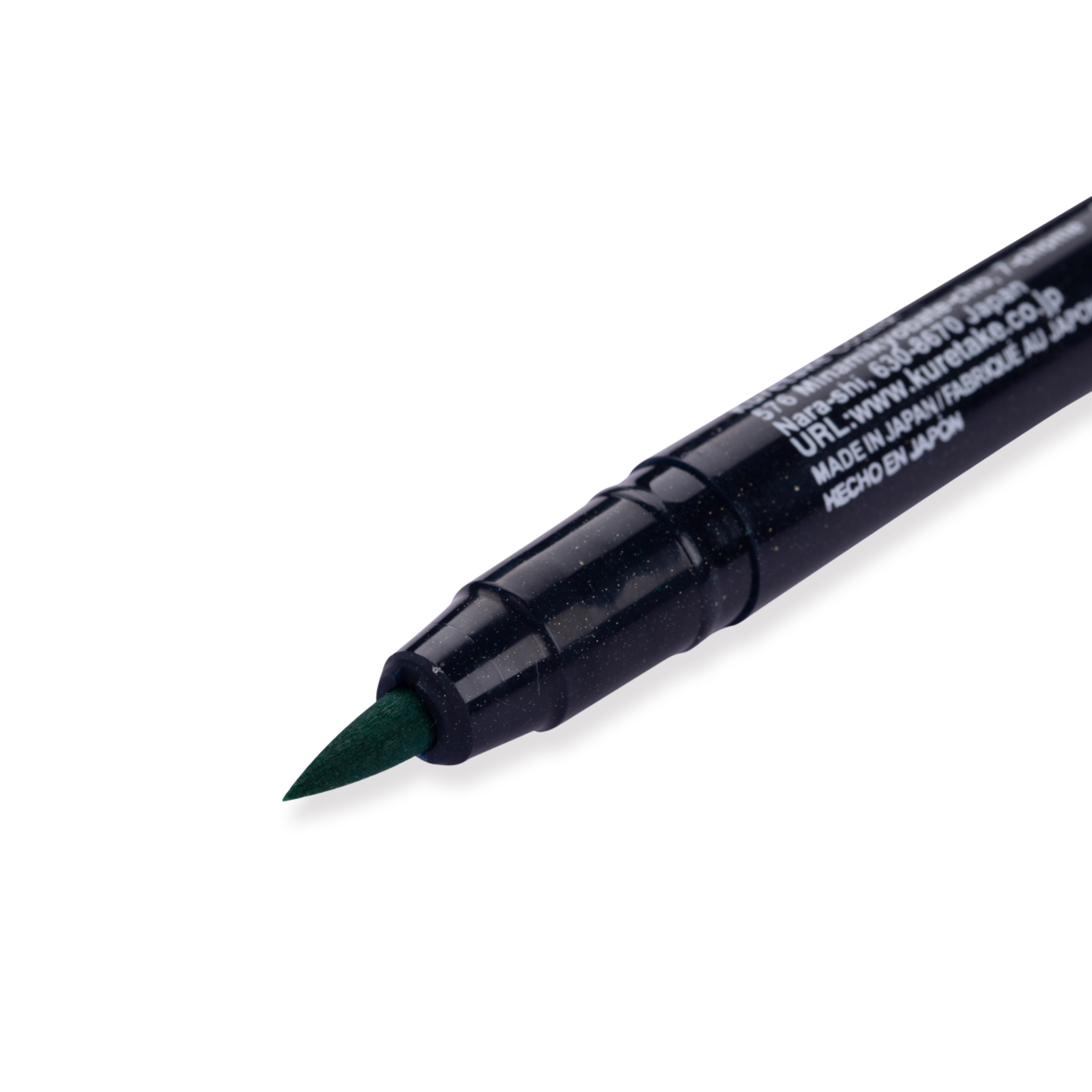 Kuretake Zig Fudebiyori Brush Pen - Verde esmeralda 048