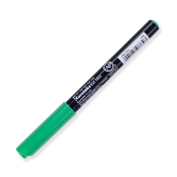 Kuretake Zig Fudebiyori Brush Pen - Emerald Green 048 - Stationery Pal