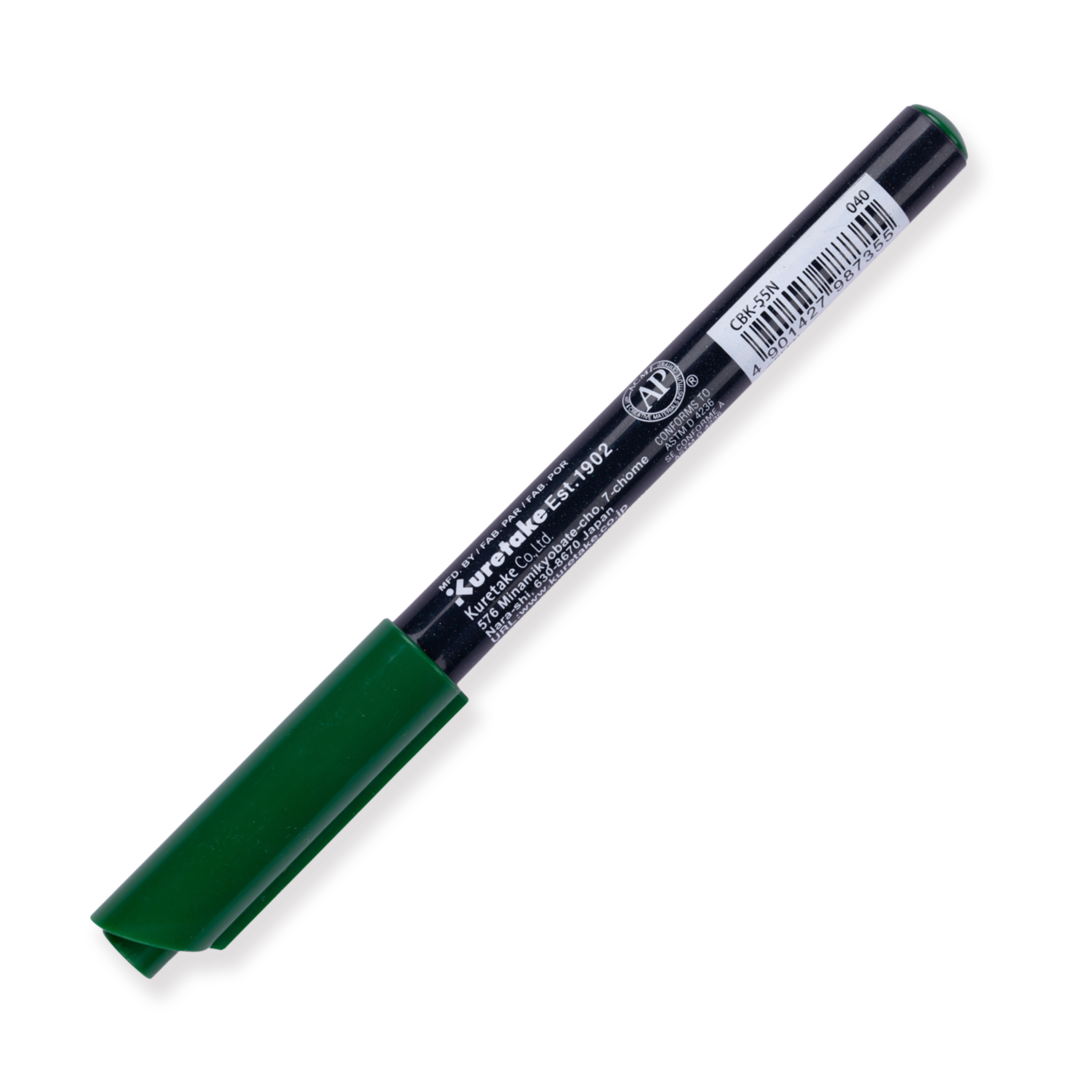 Kuretake Zig Fudebiyori Brush Pen - Verde 040