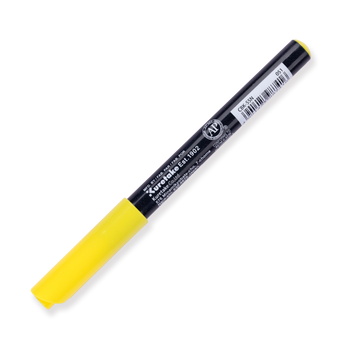 Kuretake Zig Fudebiyori Brush Pen - Lemon Yellow 051 - Stationery Pal