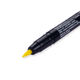 Kuretake Zig Fudebiyori Brush Pen - Lemon Yellow 051 - Stationery Pal