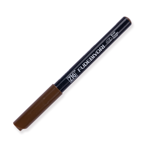 Kuretake Zig Fudebiyori Brush Pen - Mid Brown 065 - Stationery Pal