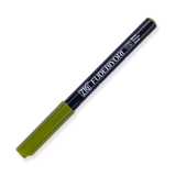 Kuretake Zig Fudebiyori Brush Pen - Olive Green 043 - Stationery Pal