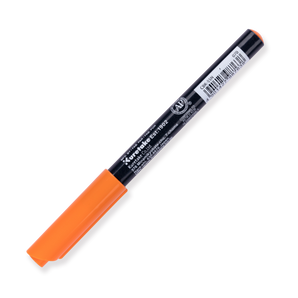 Kuretake Zig Fudebiyori Brush Pen - Orange 070 - Stationery Pal