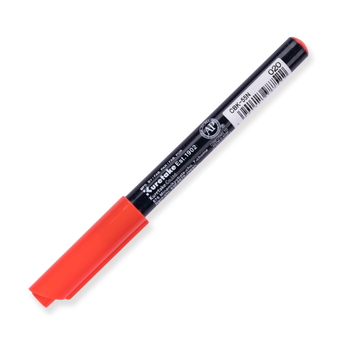 Kuretake Zig Fudebiyori Brush Pen - Red 020 - Stationery Pal