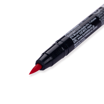 Kuretake Zig Fudebiyori Brush Pen - Red 020 - Stationery Pal