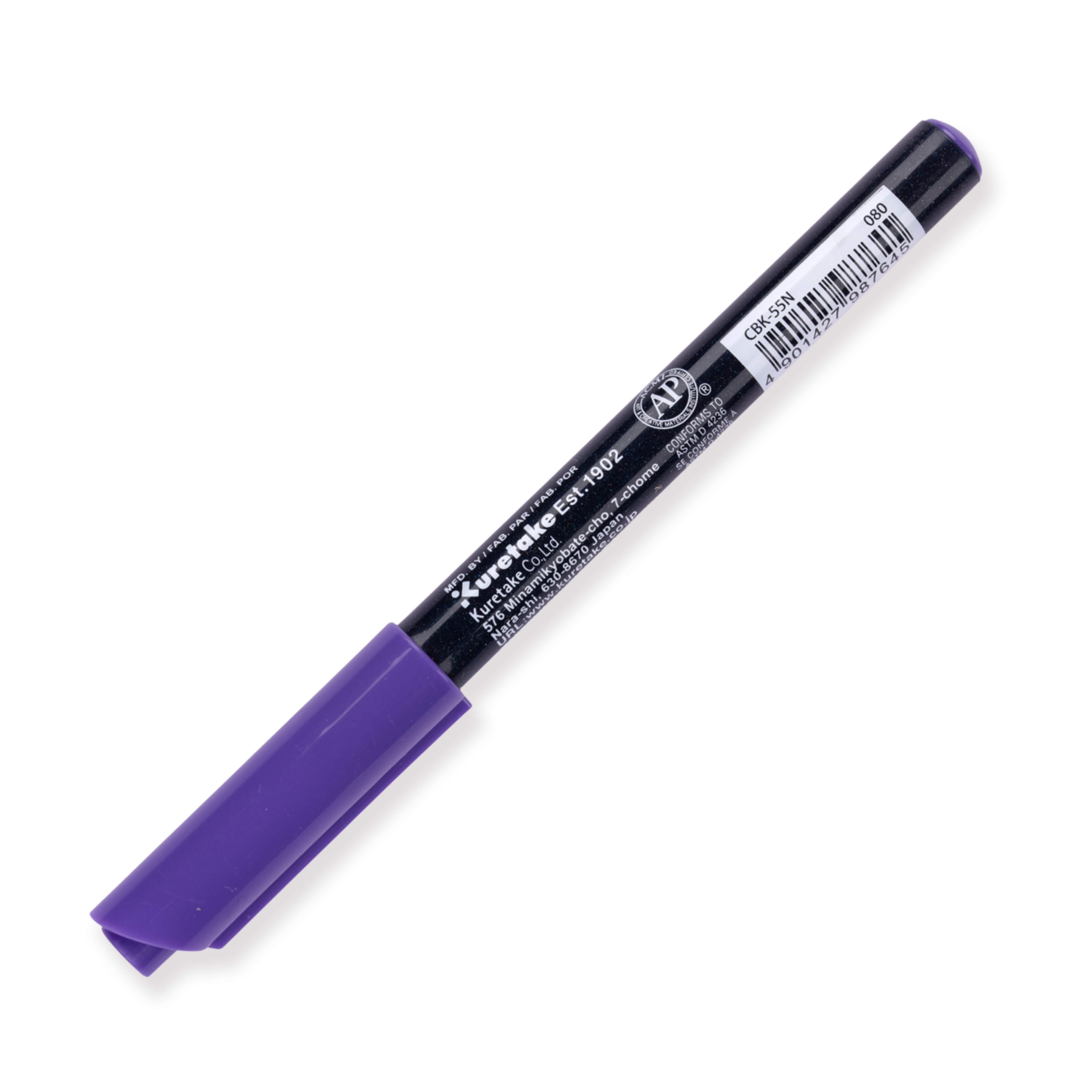 Kuretake Zig Fudebiyori Brush Pen - Violeta 080
