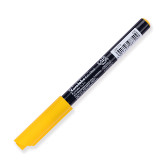 Kuretake Zig Fudebiyori Brush Pen - Yellow 050 - Stationery Pal