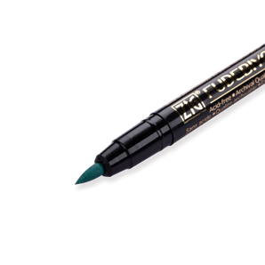 Kuretake Zig Fudebiyori Metallic Brush Pen - Green 121