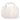 Large Capacity Multi-pocket Tote Bag - White - Stationery Pal