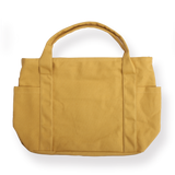 Large Capacity Multi-pocket Tote Bag - Yellow - Stationery Pal