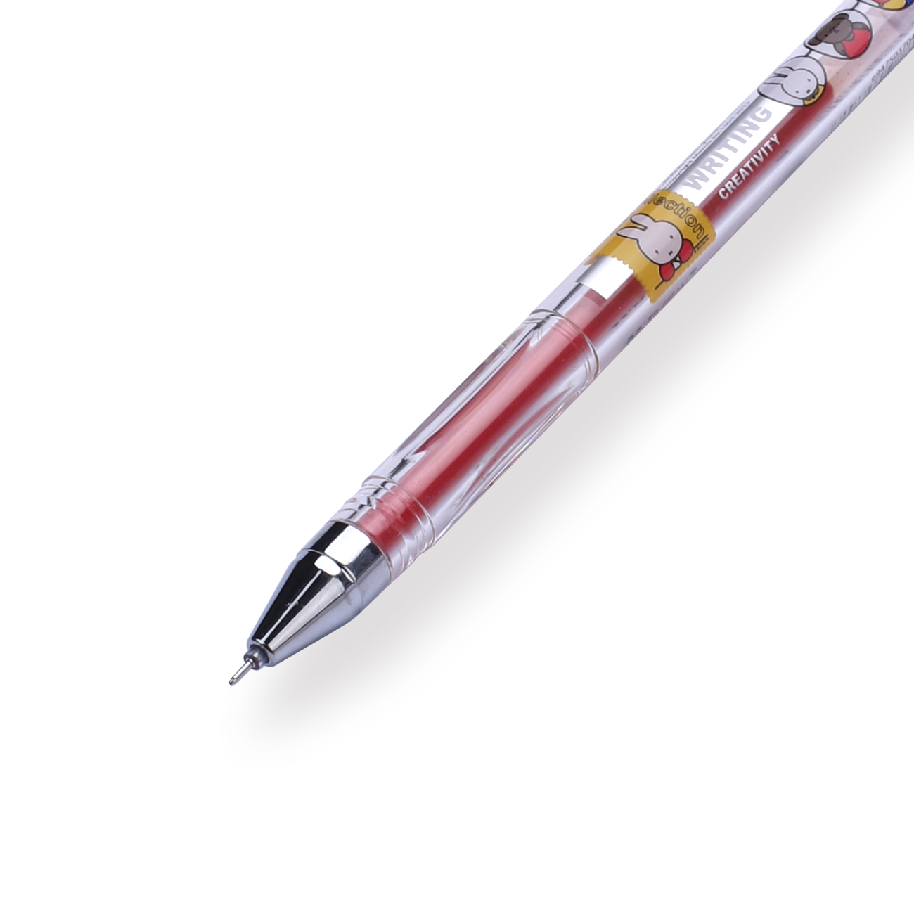 Miffy Limited Edition Gel Pen 0.38mm - Red - Stationery Pal