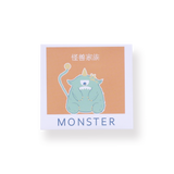 Little Monster Bookmark - Green - Stationery Pal