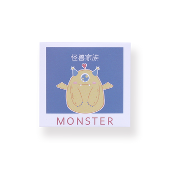 Little Monster Bookmark - Yellow - Stationery Pal