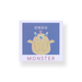 Little Monster Bookmark - Yellow - Stationery Pal