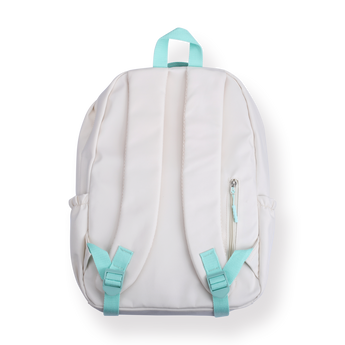 Macaron Color Backpack - White - Stationery Pal