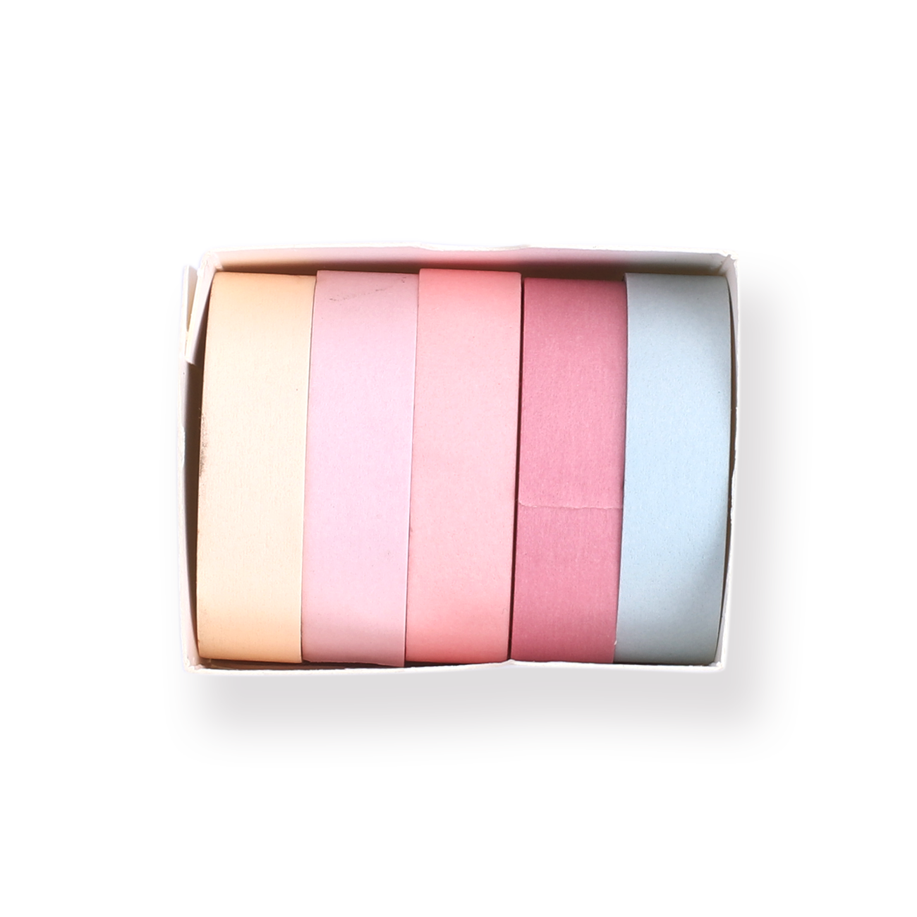 Macaron Pure Color Washi Tape - Set of 5 - Warm Color