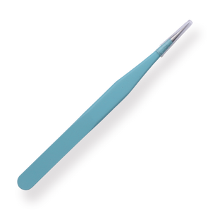 Macaron Straight Pointed Tweezer - Blue