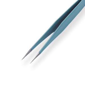 Macaron Straight Pointed Tweezer - Blue