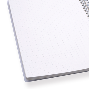 Matte Cover Spiral Notebook - A5 - Dot Line - Stationery Pal