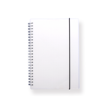 Matte Cover Spiral Notebook - A5 - Dot Line - Stationery Pal