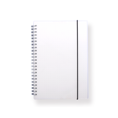 Matte Cover Spiral Notebook - A5 - Dot Line - Stationery Pal