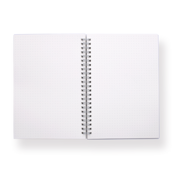 Matte Cover Spiral Notebook - A5 - Dot Line - Stationery Pal