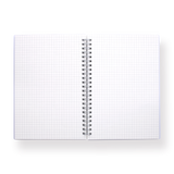 Matte Cover Spiral Notebook - A5 - Grid - Stationery Pal