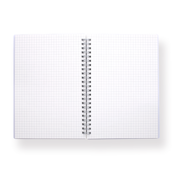 Matte Cover Spiral Notebook - A5 - Grid - Stationery Pal