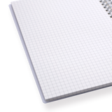 Matte Cover Spiral Notebook - A5 - Grid - Stationery Pal