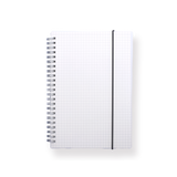 Matte Cover Spiral Notebook - A5 - Grid - Stationery Pal