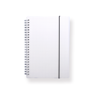 Matte Cover Spiral Notebook - A5 - Grid - Stationery Pal