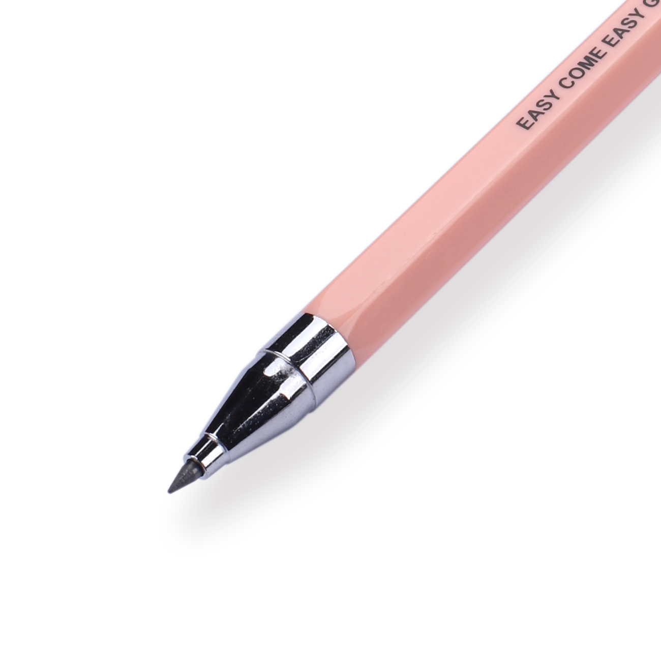 Mechanical Pencil with Built-in Sharpener - 2.0 mm - Pink - Stationery Pal