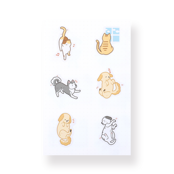 Meow & Woof Stickers - Stationery Pal