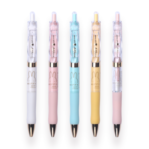 Miffy Macaroon Limited Edition Gel Pen - Set of 5 - Stationery Pal