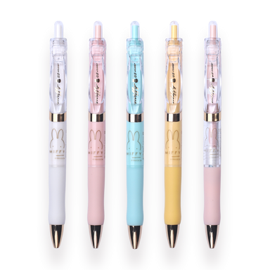 Miffy Macaroon Limited Edition Gel Pen - Set of 5 - Stationery Pal