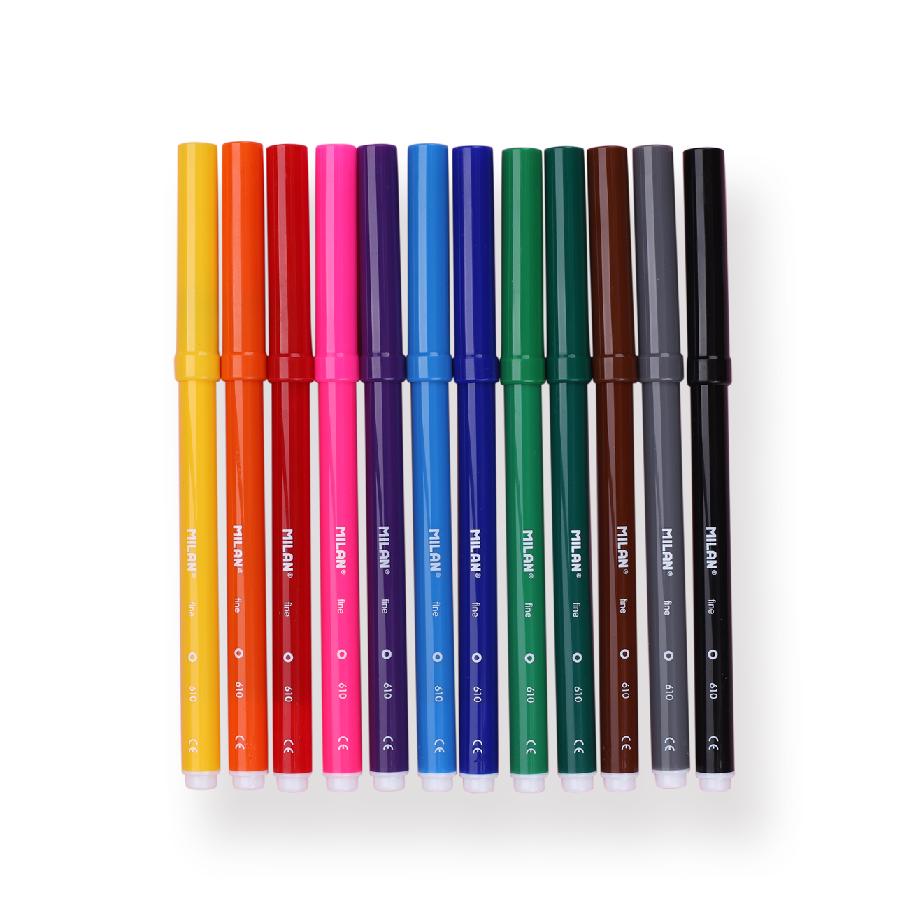 Milan Fibre Pens - Set of 12 - Stationery Pal
