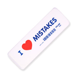 Milan I love Mistakes Synthetic Eraser - 4806 - Stationery Pal