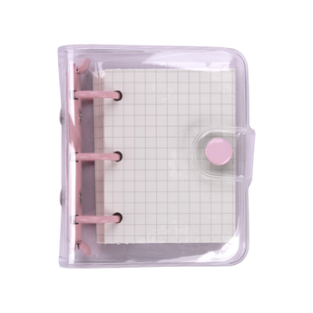 Mini Grid Notebook - Pink - Stationery Pal